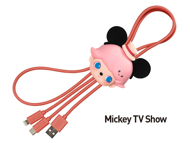 楽天市場】DIMOO WORLD × DISNEY シリーズ 2 in 1 ケーブル【アソート