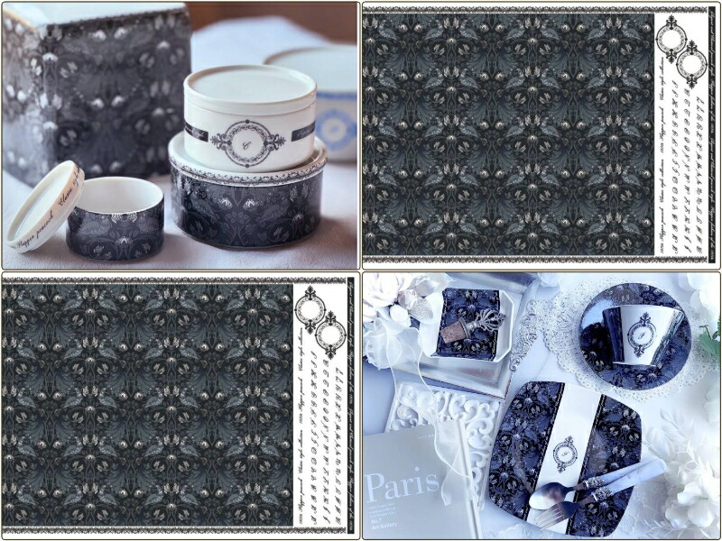 楽天市場】ポーセラーツ 転写紙 【白磁用】孔雀クラシック 転写紙