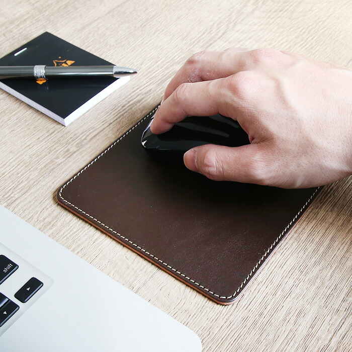 楽天市場】マウスパッド 革 本革 名入れ 父の日 ブランド ポルコロッソ