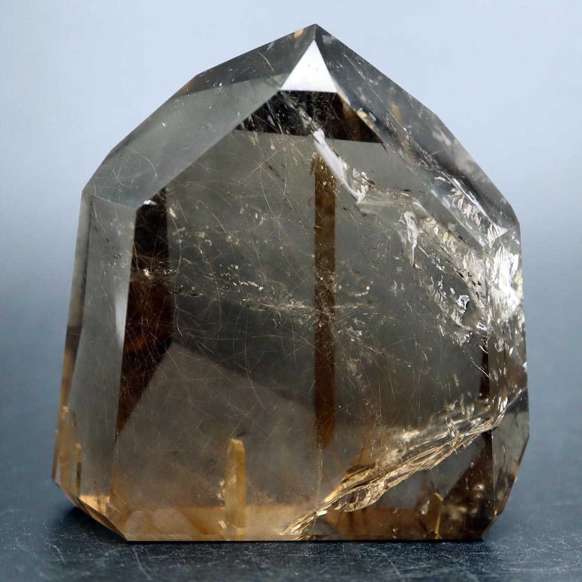 楽天市場】ゴールドルチルクォーツ ポリッシュ ポイント 置物 319g 虹