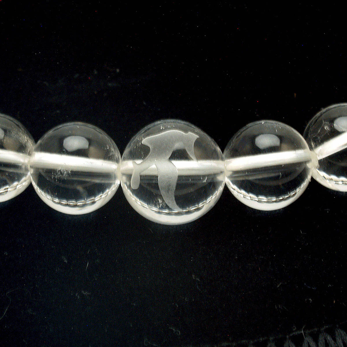 楽天市場】身に着ける心願玉 勧請念珠 龍神 8mm ブレスレット 天然水晶