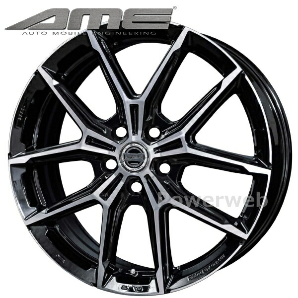 楽天市場】[ホイールのみ単品4本セット] SMACK +EK M1 18インチ×7.5J