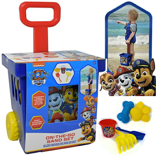 楽天市場】パウパトロール 砂場遊び カート 18882 お砂場セット 男の子