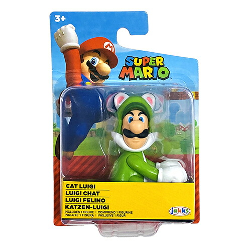 楽天市場】スーパーマリオ フィギュア 2.5”（B) キャットルイージ