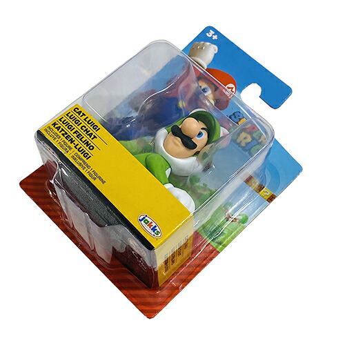 楽天市場】スーパーマリオ フィギュア 2.5”（B) キャットルイージ