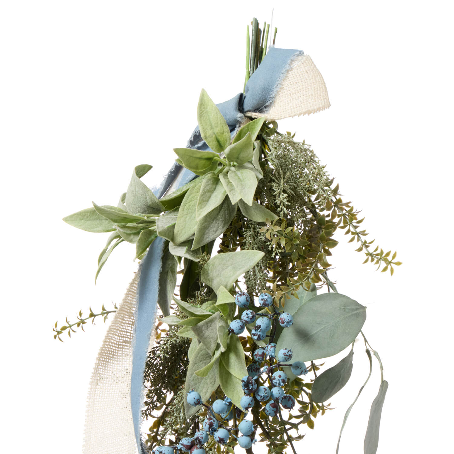 楽天市場】【公式】シルバーグリーン×べリー スワッグ 造花 フラワー