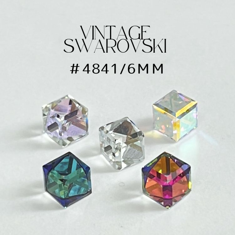 楽天市場】ヴィンテージスワロフスキークリスタル＃4841/6mm (6ヶ入