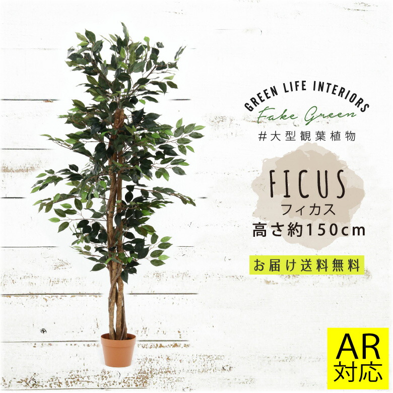 楽天市場】【送料無料_d】人工観葉植物 大型 フェイクグリーン
