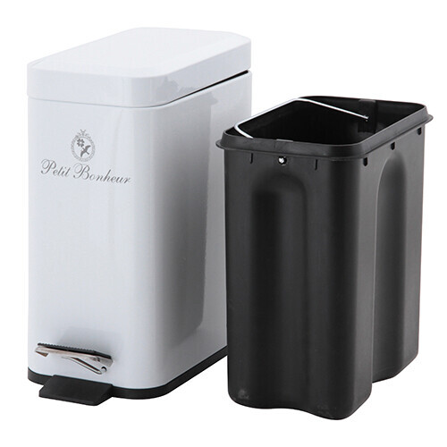 楽天市場】ペダル式 ゴミ箱 スチール ふた付き ペディボヌール