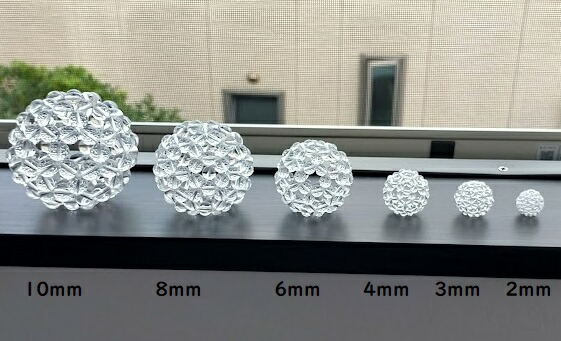 楽天市場】神聖幾何学フラーレン水晶(12mm玉) 天然水晶 最安 高次元