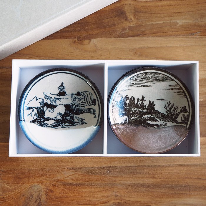 楽天市場】ムーミン×アマブロ 益子焼 -GLAZE- 5枚組ボックスセット