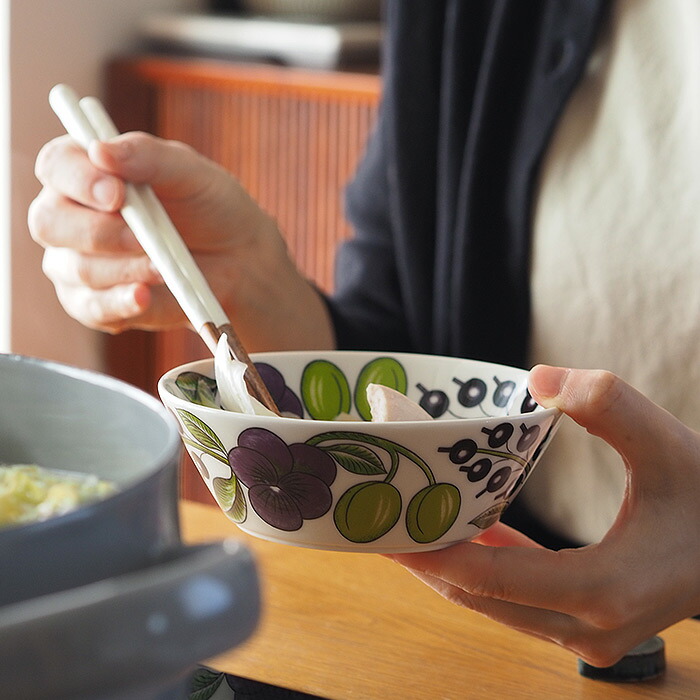 楽天市場】アラビア パープル パラティッシ ボウル 13cm / ARABIA