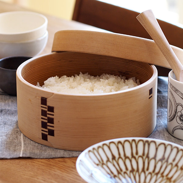 楽天市場】【20日限定クーポン対象】栗久 おひつ 3合 浅型 脚付き