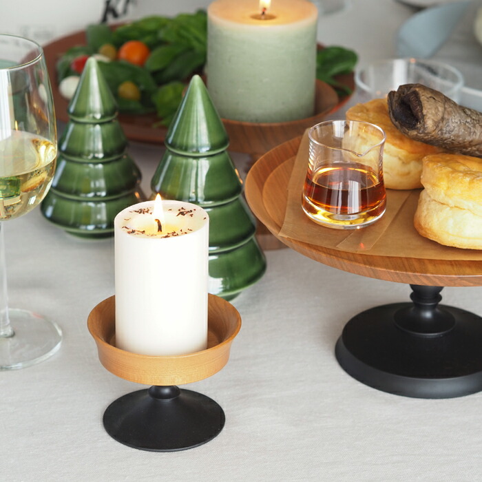 楽天市場】オシオクラフト キャンドルスタンド S 黒染め 桜 / osio