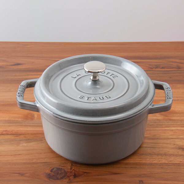 楽天市場】ストウブ ピコココット ラウンド 20cm グレー / staub