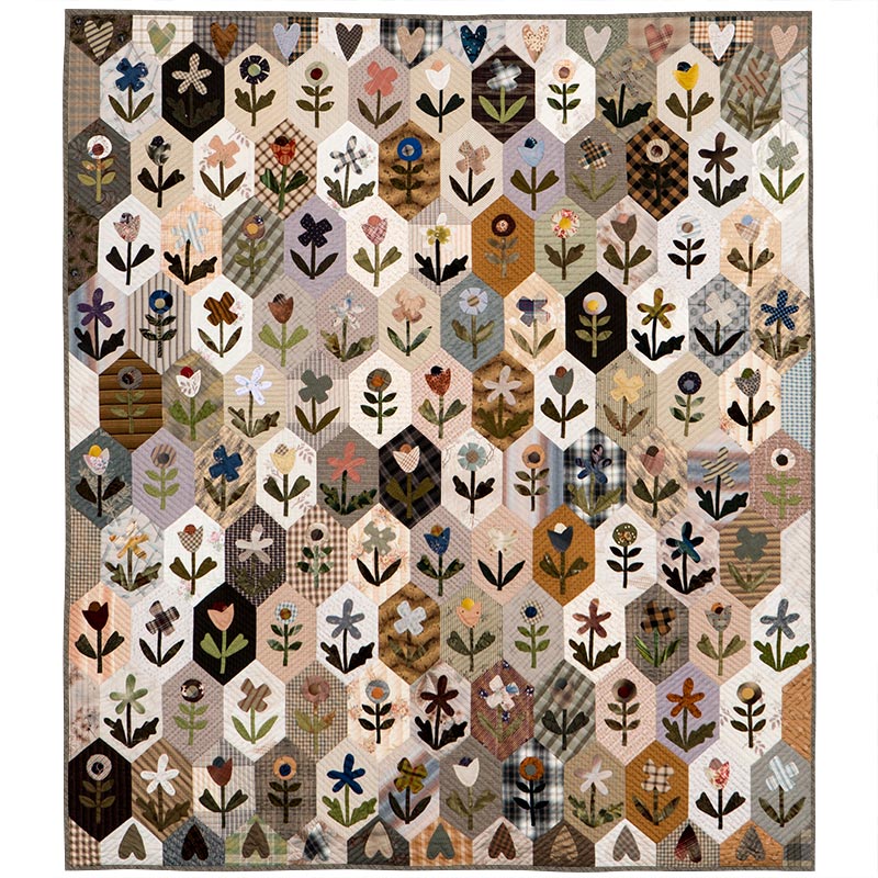 楽天市場】カントリーフラワー・タペストリー | キット パッチワーク