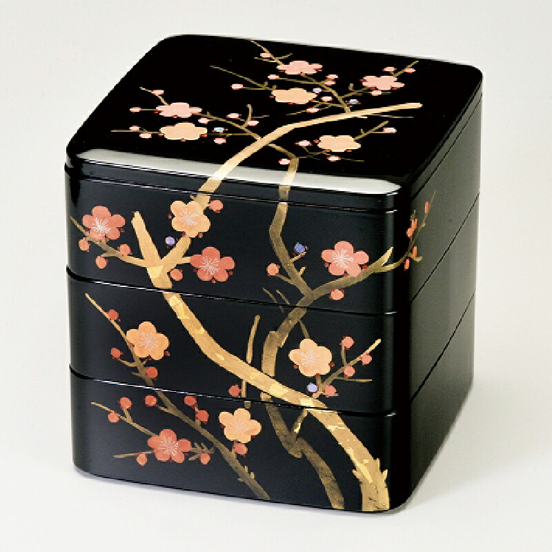 楽天市場】3段 会津漆器 重箱の通販