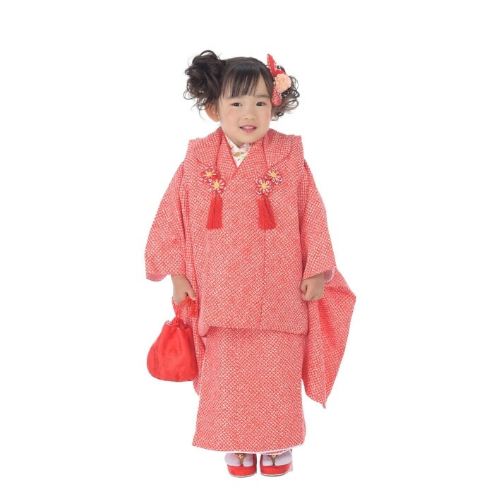楽天市場】七五三 3歳 着物 絞り（素材（生地・毛糸）ポリエステル）の通販