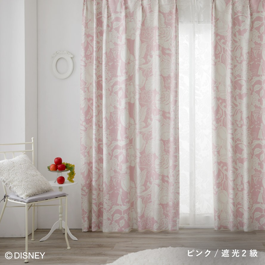 楽天市場】白雪姫 カーテン ディズニー 遮光 100×200cm 遮光カーテン