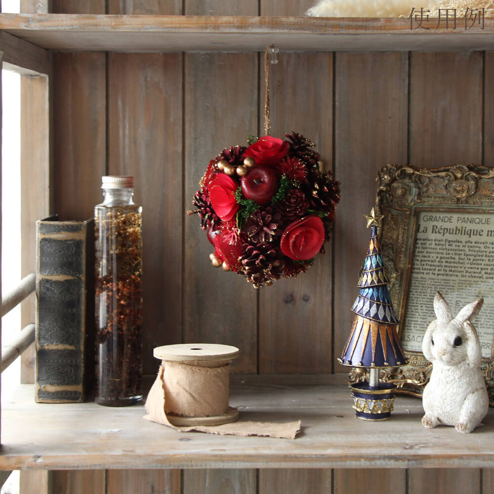 楽天市場】クリスマス リース 即日出荷 送料無料 ドライフラワーや