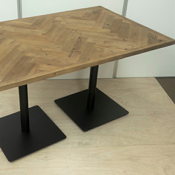 楽天市場】古材 カフェテーブル ヘリンボーン 幅120cm テーブル