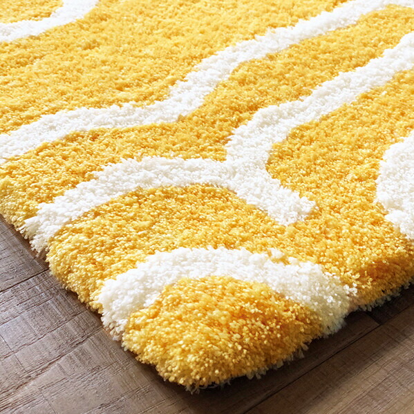 楽天市場】【限定7%OFF】 東リラグ 130×190 ラグマット イエロー