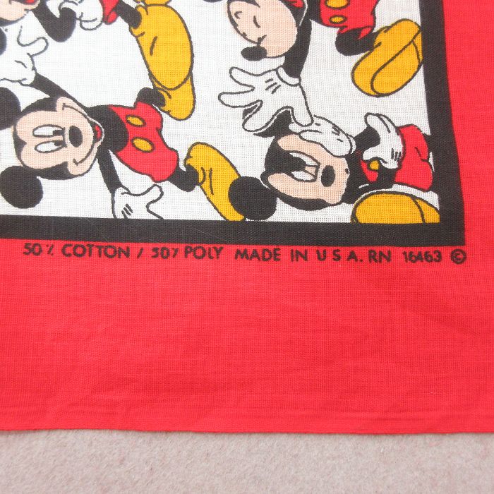 楽天市場】中古 バンダナ 80年代 80s ディズニー DISNEY ミッキー
