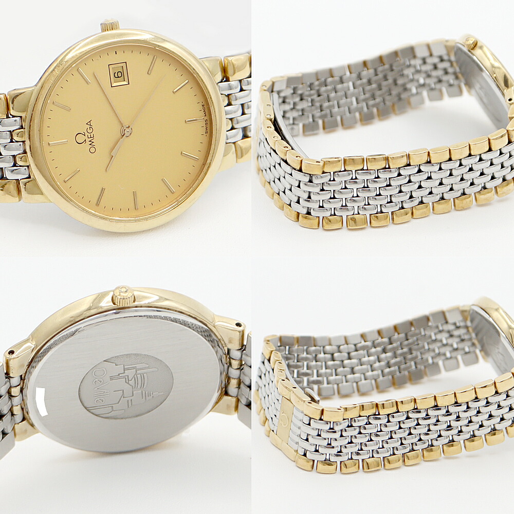 楽天市場】電池交換済 OMEGA オメガ DeVille デビル ゴールド SS