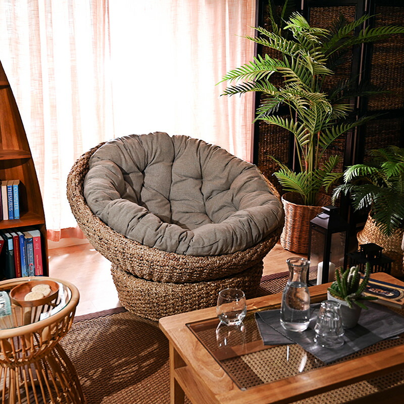 楽天市場】ウォーターヒヤシンス パパサンチェア 一人掛けソファ パパ