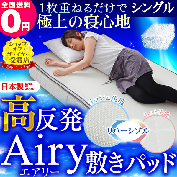 楽天市場】【寝具指導士監修】敷きパッド オールシーズン シングル