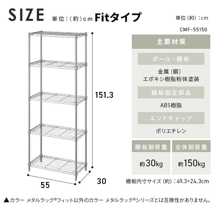 楽天市場】＼ﾎﾟｲﾝﾄ10倍☆23日迄／ラック 5段 スチールラック メタル