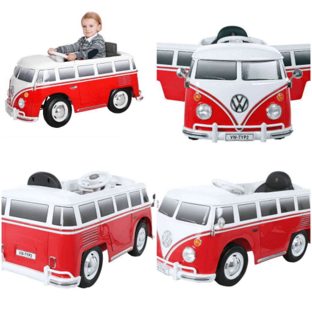 楽天市場】乗用玩具 電動 フォルクス ワーゲン バス 子供が乗れる 電動