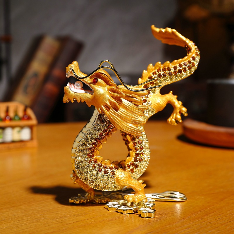 楽天市場】龍の置物 クリスタル スピリチュアル 風水 昇運金龍 龍神様