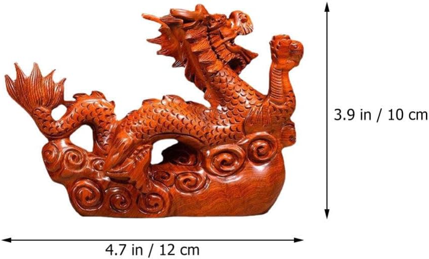 楽天市場】中国風 龍 神龍 木彫り 置物 風水 開運 高級天然ツゲ木彫り