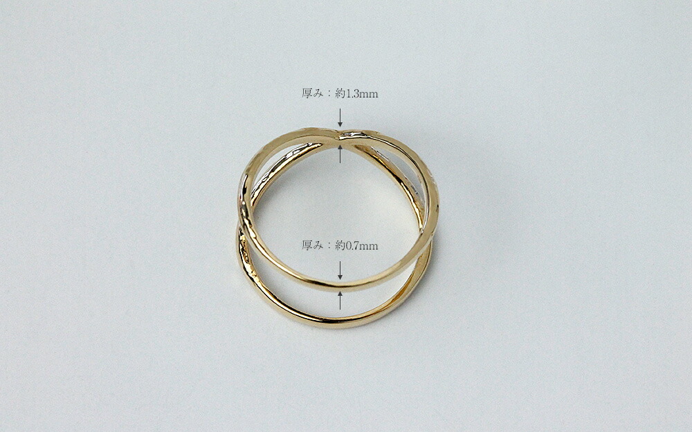 楽天市場】K18 ザ エックス リング おとなの格好良さを。 K18 リング