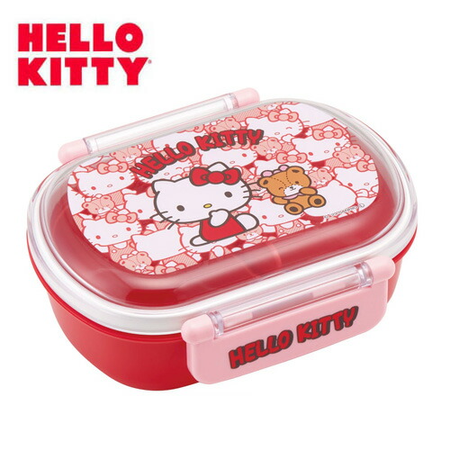 楽天市場】SK【Hello Kitty 小判型 ランチボックス フェイス総柄 日本