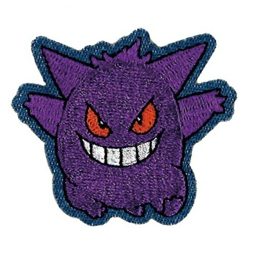 楽天市場】MN【ポケットモンスター デニム 刺繍シール ゲンガー