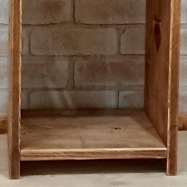 楽天市場】木製2段スタンドラック H60cm [RRA-1]収納家具 フリーラック