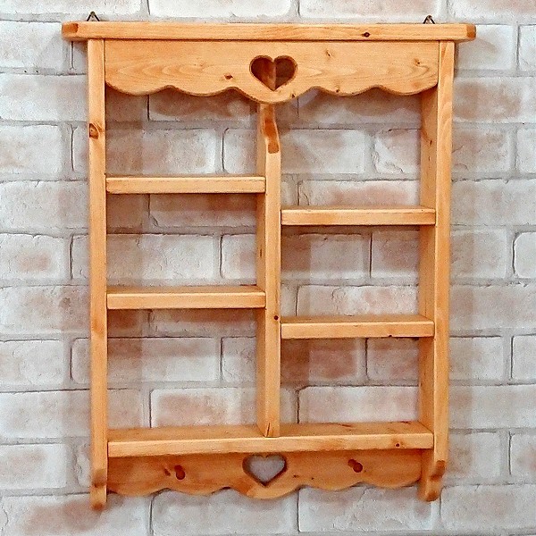 楽天市場】カントリーウォールシェルフ 幅50cm ペグ付き RSE-80壁面