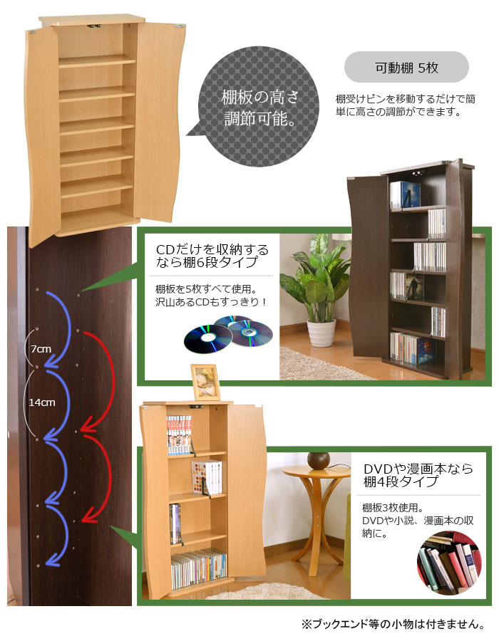 楽天市場】収納キャビネット 扉付き 収納 本棚 木製 コンパクト 大容量