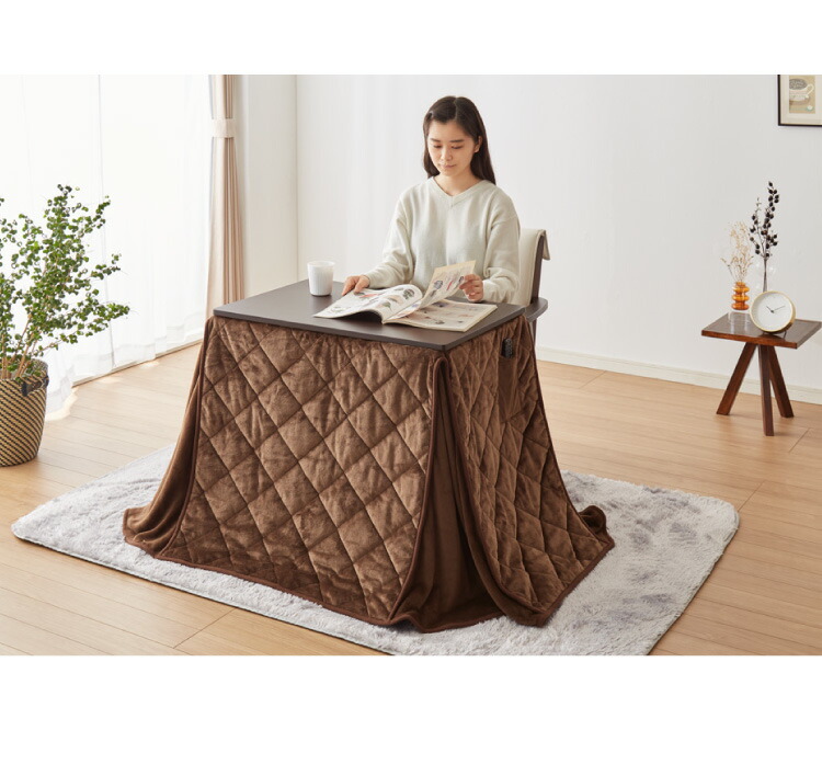 楽天市場】パーソナルこたつ 2点セット こたつデスク こたつ布団 75