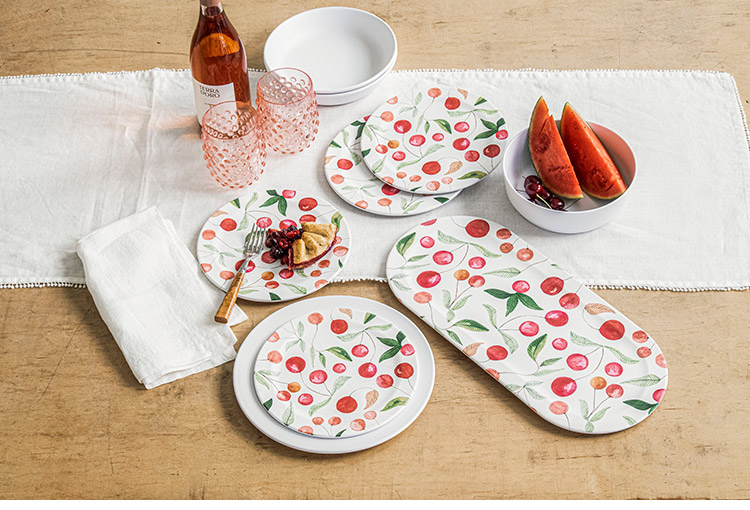 楽天市場】ベリーズ&チェリーズ 13点セット メラミン食器 割れにくい