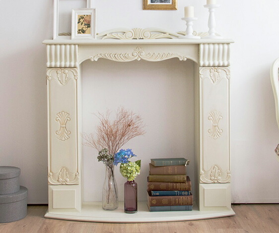 楽天市場】アンティーク調マントルピース 幅110 猫脚プリンセス