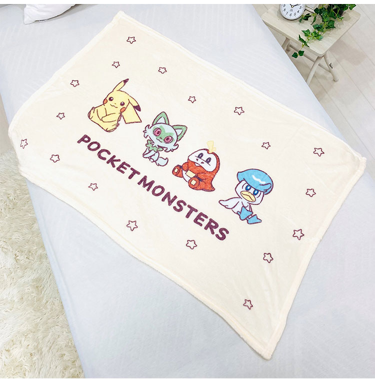 楽天市場】ひざ掛け ポケモン パルデア ピカチュウ カビゴン