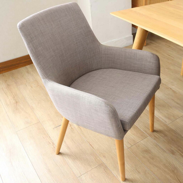 楽天市場】ダイニングチェア グレー 食卓イス 腰掛け 椅子 1人掛け 1P