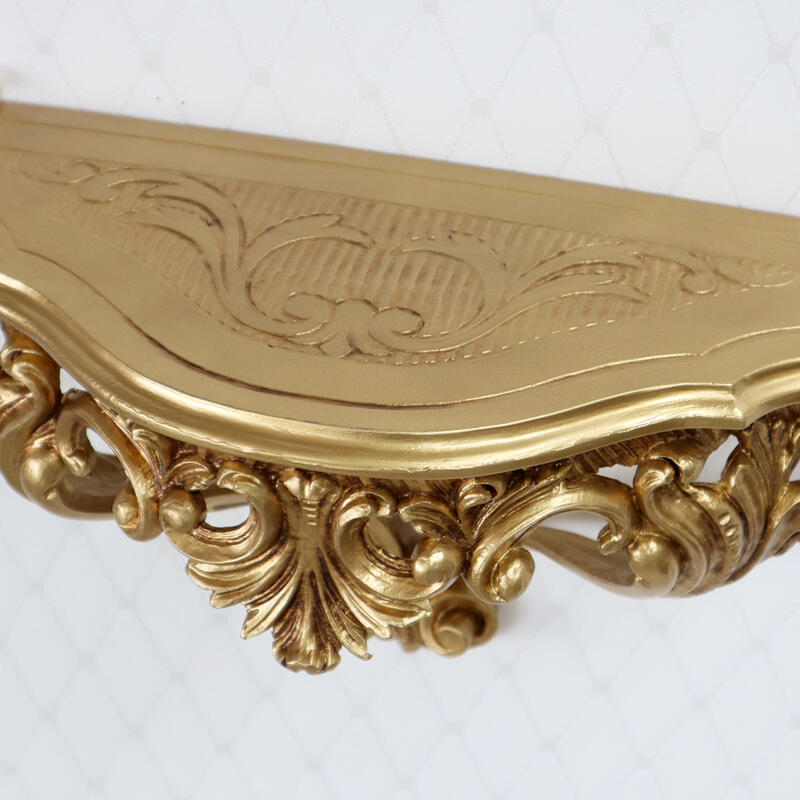 楽天市場】ポイント10倍SALEイタリア製 壁掛けコンソール ゴールド