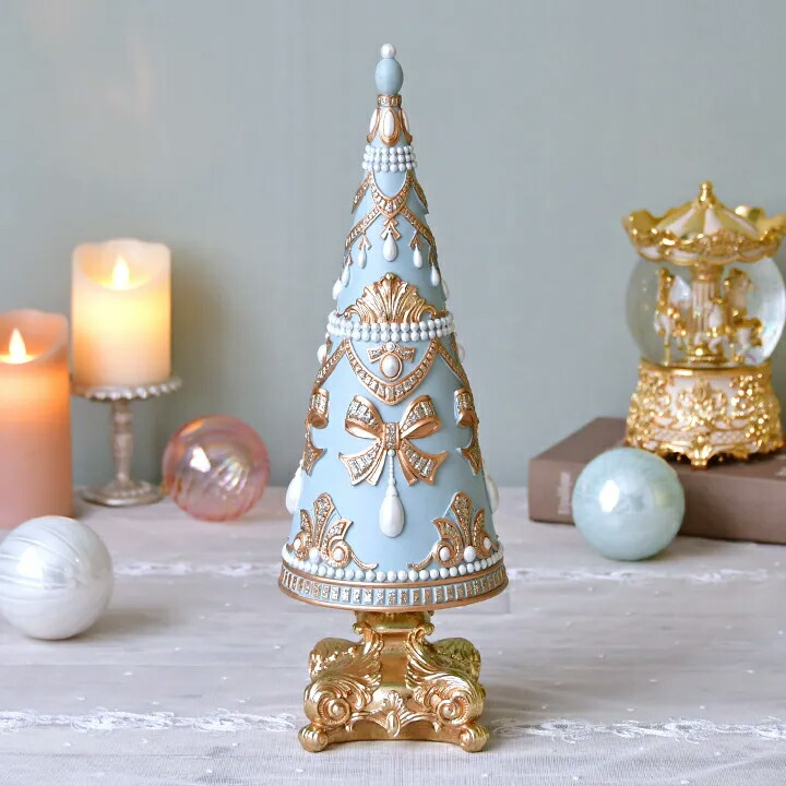 楽天市場】ウインターブルー ネックレスツリークリスマスツリー ツリー