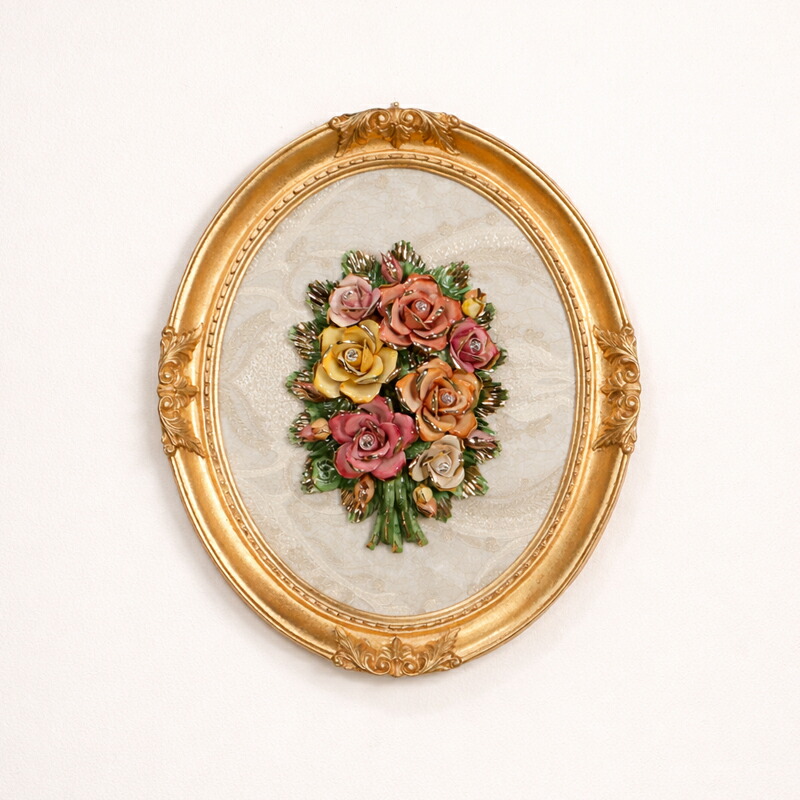 楽天市場】イタリア製 壁掛け 陶花インテリア クラシック アンティーク