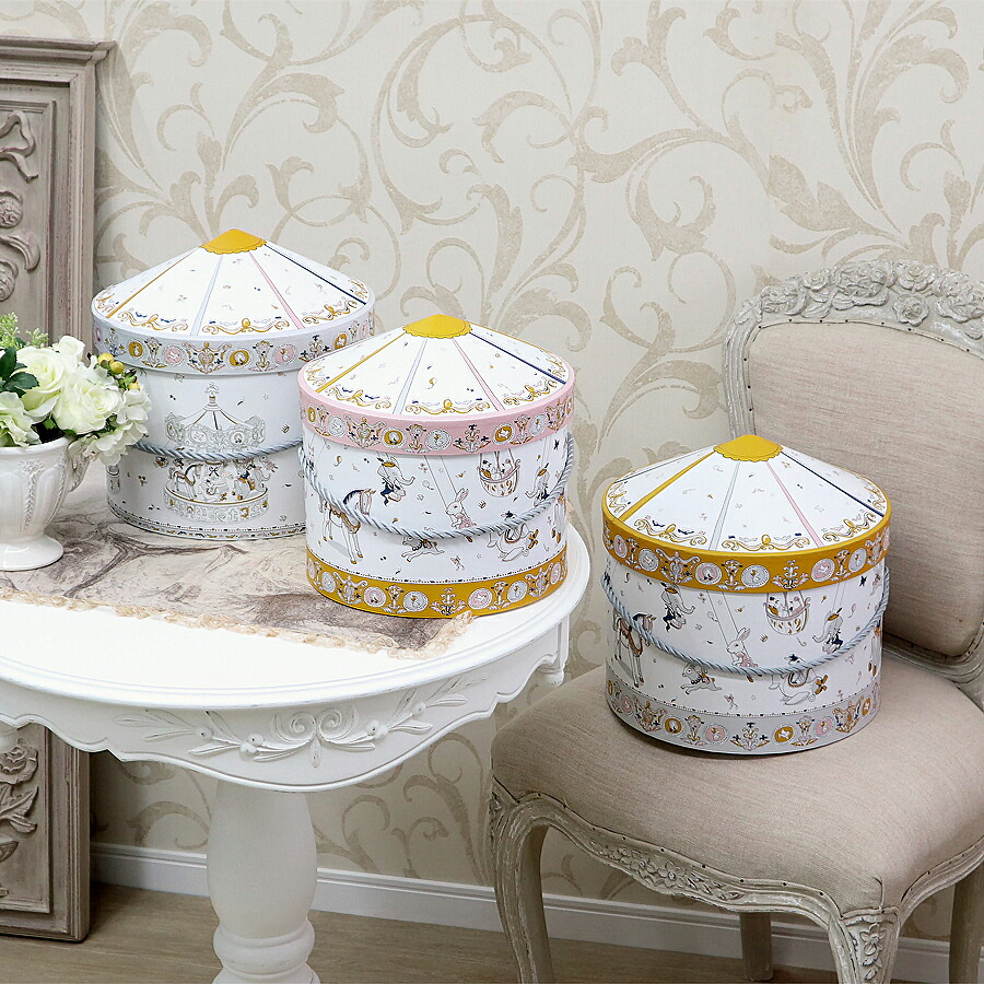 楽天市場】マチルドエム 収納ボックス 3個セットアンティーク シャビー