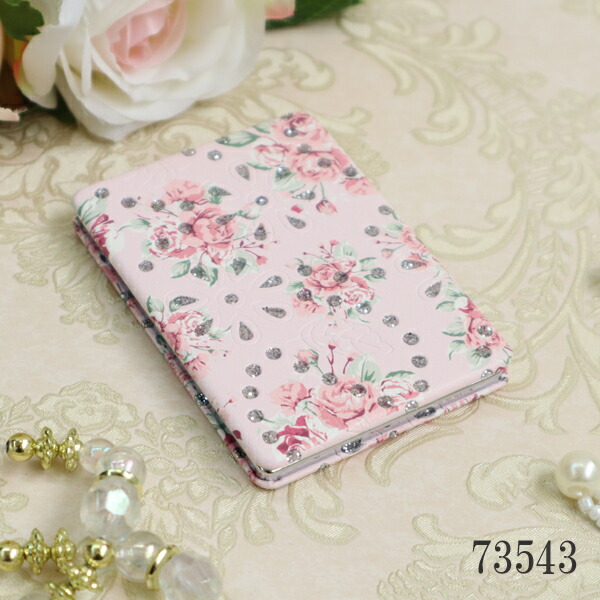 楽天市場】ローズコンパクトミラー レクタンタイプ 折りたたみ